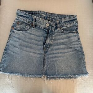 American Eagle Outfitters Light Blue Denim Mini Skirt